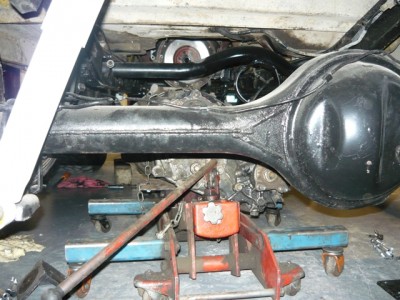 Taking gearbox off to get to ring gear... grrrrr!