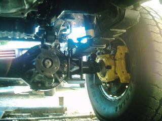 Front diff rebuild nice new shiney bits