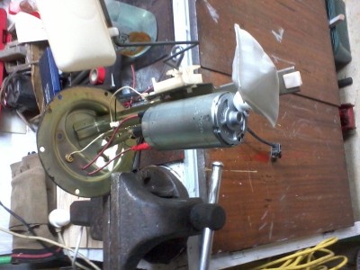 Fuel pump mounted to diesel pick up
