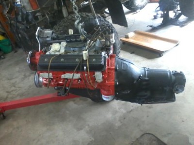 heres a picy of the motor and trans with out trasfer case attached