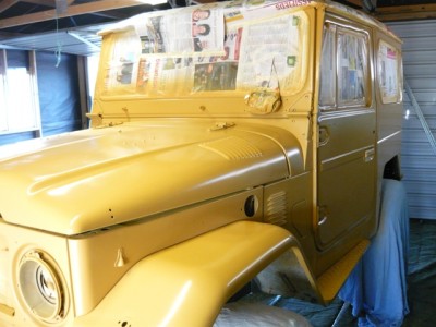 After a few coats it starts to look like new again.