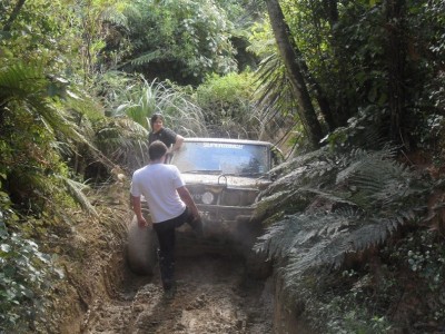 Not stuck just running a training simulation for the newbie's