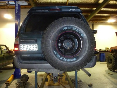 35 fitted with factory mount