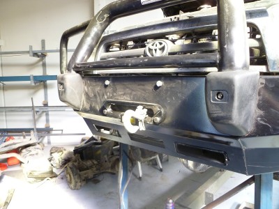 winch in place