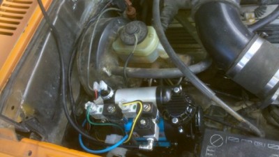 All mounted and plumbed up