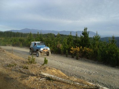 sweep car at nelson 500k off road enduro