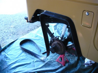 fitting to the rear arches