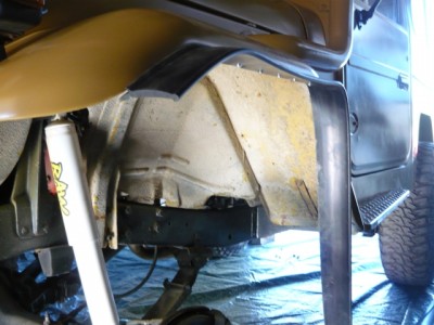 attaching the new flares to front