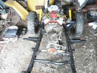 First fit up on new engine mounts