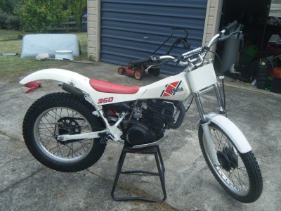 1988 TY250 trials bike.