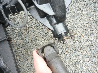 New rear shaft that needs shortening