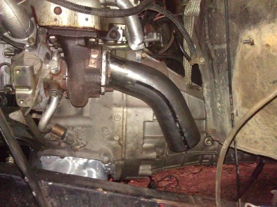Started on a 3 inch down pipe.