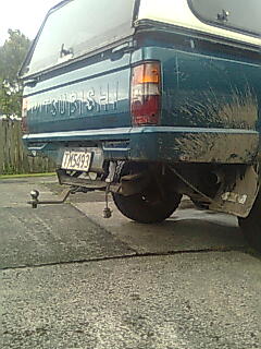 the chopped rear panels