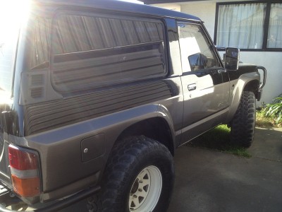 Time to move on from the freshly painted Nissan Safari.