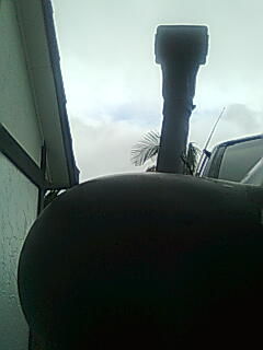 the snorkel sitting high and proud on the side