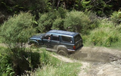 First real mud in Whangamomona Track