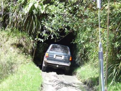 Entering into the first tunnel