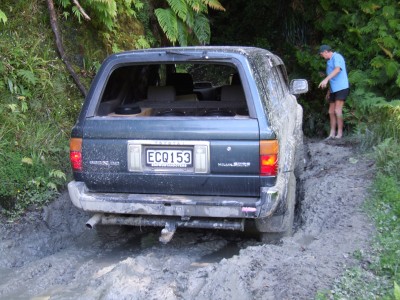 Going back out, the tunnel entries had to have a bit of work so as to be able to get through