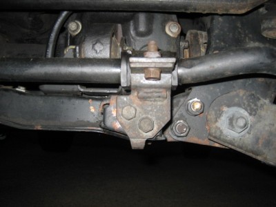 front on view of clamp.