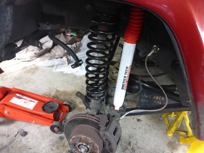 Front under carriage shot before starting.