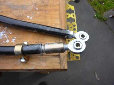 Close up of the sphere rods.