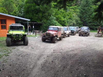 Thats my paj behind the red V8 FJ40