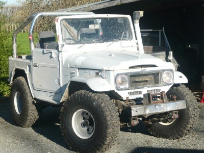 Photo for fun of the old truck on the Wranglers