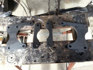 Brackets and spacer