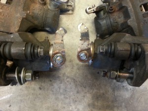 Caliper handbrake Levers