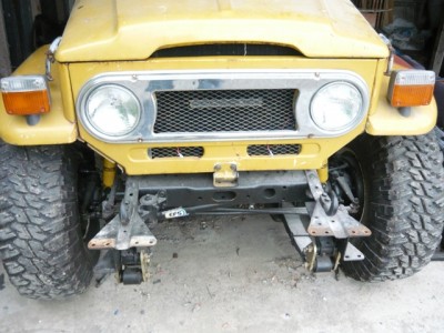 Front of the Cruiser as it is with no bumper....
