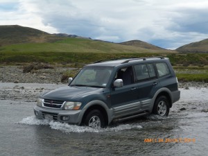 Crossing the Okuku River