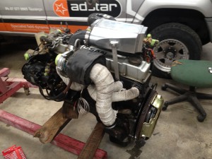 Setup on engine before engine fitment.