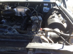 Setup installed in truck.
