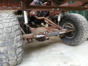 Old front axle